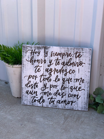 Pallet Distressed Wood Sign - Simple Southern Designs