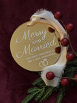 Married Christmas tree ornaments