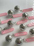 Disco Ball Keychains | Bachelorette Gift | Wedding Place Cards