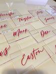 Acrylic place cards | escort cards | event or wedding names - Simple Southern Designs