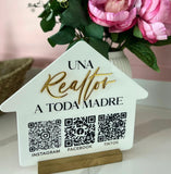 QR code Social Media or Payment Option Sign | Business acrylic  signage - Simple Southern Designs