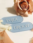 Luggage Tag Style Acrylic place cards | Escort Cards