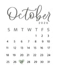 Pregnancy Announcement Calendar set (Digital File) - Simple Southern Designs