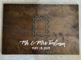 Alternative guest book | photo framed guest sign in | wooden wedding or event sign | sign our guest board | customizable - Simple Southern Designs