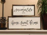 EXTRA large handmade wooden signs and chalkboards | Custom handmade wooden signs | handlettered framed signs| family name sign | - Simple Southern Designs