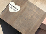 Alternative guest book | wooden wedding or event sign | sign our guest board | sign in wooden customizable piece - Simple Southern Designs
