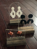 Earring Displays | Acrylic and wood jewelry holders | Business name - Simple Southern Designs