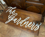 Laser cut wood word/name sign | business | nursery | home decor - Simple Southern Designs