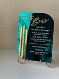 Fully customizable Mirror Bar Sign | Wedding Event signature cocktails | Drink Menu - Simple Southern Designs