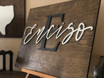 3D Last name home decor sign - Simple Southern Designs
