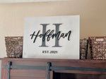 3D Last name home decor sign | established wooden board | wedding wood sign - Simple Southern Designs