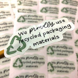 Sticker sheets | We proudly use recycled packaging materials - Simple Southern Designs