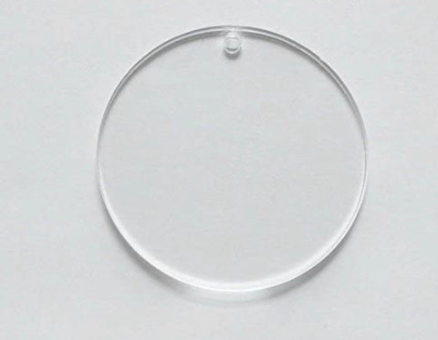 Set of 15 CLEAR circle blanks  For Keychains/ place cards ornaments c –  Simple Southern Designs