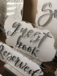 3D & engraved acrylic signs | customize your own table top sizes - Simple Southern Designs