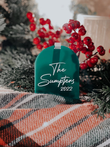 Family Name tree ornaments - Simple Southern Designs