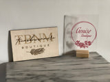 Customized business wood label | Social Media IG handle or logo to watermark photos - Simple Southern Designs