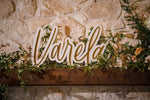 Double layer Laser cut wood word/last name sign  | event/ home decor - Simple Southern Designs