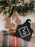 Cattle Brand Christmas tree ornaments - Simple Southern Designs