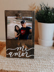 Photo holder clip sign | 4x6” photo frame with quote | custom Valentine’s Day gift - Simple Southern Designs