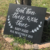 Hand Painted Wooden Photo Prop / Announcement Sign - Simple Southern Designs